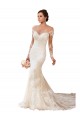 Lace Mermaid Chapel Train Long Sleeves Wedding Gowns Glasgow