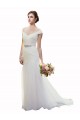 Tulle Mermaid Chapel Train Sleeveless Ivory Beach Wedding Dress Glasgow