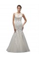 Tulle & Lace Mermaid Sweep Train Sleeveless Wedding Dress Glasgow