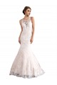 Tulle & Lace Mermaid Cathedral Train Sleeveless Wedding Dress Glasgow