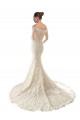 Tulle & Lace Mermaid Chapel Train Long Sleeves Wedding Dress Glasgow