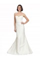 Satin & Lace Trumpet Chapel Train Sleeveless Wedding Dress Glasgow