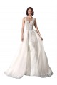 Tulle & Lace Mermaid Chapel Train Sleeveless Wedding Dress Glasgow