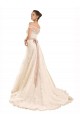 Lace A-Line Chapel Train Sleeveless Beach Wedding Dress Glasgow