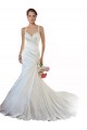 Satin Mermaid Chapel Train Sleeveless Beach Wedding Gowns Glasgow