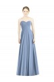 Soft Chiffon Long Sleeveless Evening Dress / Bridesmaid Dress Glasgow