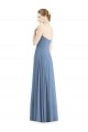 Soft Chiffon Long Sleeveless Evening Dress / Bridesmaid Dress Glasgow