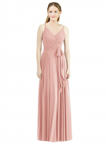 Soft Chiffon A-Line Sleeveless Bliss Pink Formal Dress / Bridesmaid Dress Glasgow