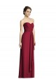Soft Chiffon A-Line Long Sleeveless Side Slit Bridesmaid Dresses Glasgow