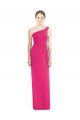 Soft Chiffon Sheath Long Sleeveless Azalea Bridesmaid Dresses Glasgow