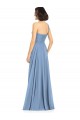 Soft Chiffon A-Line Long Sleeveless Dusty Blue Formal Dress / Bridesmaid Dress Glasgow