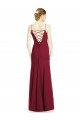 Soft Chiffon Mermaid Long Sleeveless Bridal Party Dress Glasgow