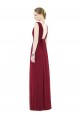 Soft Chiffon A-Line Long Sleeveless Bridesmaid Gowns Glasgow
