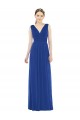 Soft Chiffon A-Line Long Sleeveless Bridesmaid Gowns Glasgow