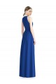 Chiffon A-Line Long Sleeveless Silver Bridesmaid Dress / Evening Dress Glasgow