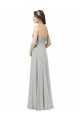 Soft Chiffon A-Line Long Sleeveless Bridesmaid Dresses Glasgow