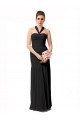 Chiffon Mermaid Long Sleeveless Bridesmaid Dress / Evening Dress Glasgow