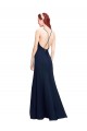 Soft Chiffon Mermaid Long Sleeveless Prom Dress / Bridesmaid Dress Glasgow