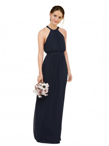 Chiffon A-Line Sleeveless Bridesmaid Dresses Glasgow