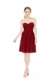Soft Chiffon A-Line Knee Length Sleeveless Cocktail Dresses Glasgow