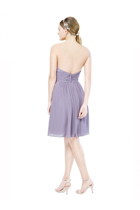 Soft Chiffon A-Line Knee Length Sleeveless Cocktail Dresses Glasgow