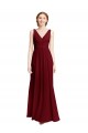 Chiffon Long A-Line Sleeveless Bridesmaid Dress / Evening Gowns Glasgow