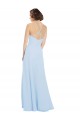 Soft Chiffon A-Line Long Sleeveless Wedding Party Dress Glasgow