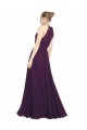 Chiffon A-Line Sleeveless Grape Bridesmaid Dress / Evening Dress Glasgow
