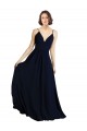 Chiffon A-Line Long Sleeveless Bridesmaid Dress & Gowns Glasgow