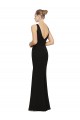 Soft Chiffon Sheath Long Sleeveless Bridesmaid Gown Glasgow