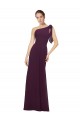 Soft Chiffon Long Sleeveless Bridesmaid Dresses Glasgow