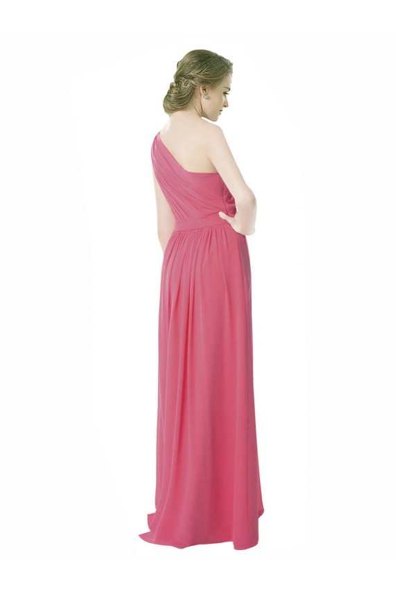 Soft Chiffon A-Line Long Sleeveless Mint Green Bridesmaid Dress Glasgow