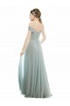 Soft Chiffon & Lace A-Line Long Cap Sleeves Bridesmaid Dress Glasgow