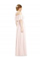 Soft Chiffon A-Line Long Sleeveless Formal Bridesmaid Dress Glasgow