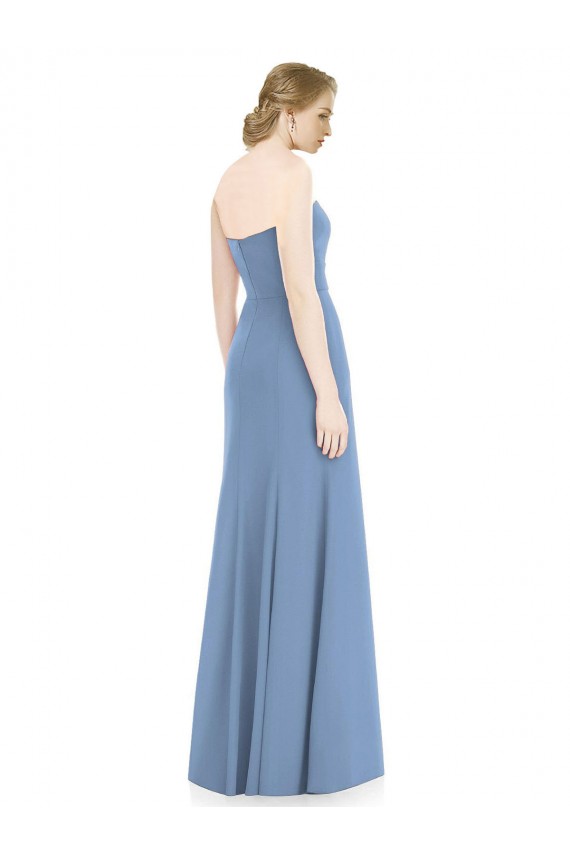 Luxe Chiffon Mermaid Long Sleeveless Bridesmaid Dress Glasgow
