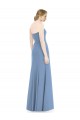 Luxe Chiffon Mermaid Long Sleeveless Bridesmaid Dress Glasgow