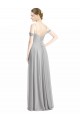 Lxue Chiffon A-Line Sleeveless Silver Bridesmaid Dress Glasgow