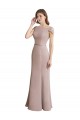 Soft Chiffon & Lace Mermaid Long Cap Sleeves Formal Dress / Bridesmaid Dress Glasgow
