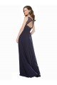 Soft Chiffon & Lace A-Line Sleeveless Dark Navy Bridesmaid Dresses Glasgow