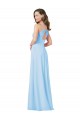 Chiffon A-Line Long Sleeveless Keyhole Back Formal Dress / Bridesmaid Dress Glasgow