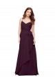 Soft Chiffon A-Line Sleeveless Grape Bridesmaid Dress / Formal Dress Glasgow