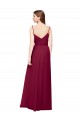 Soft Chiffon A-Line Sleeveless Grape Bridesmaid Dress / Formal Dress Glasgow