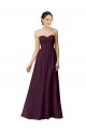 Chiffon A-Line Long Sleeveless Grape Bridesmaid Dress / Evening Dress Glasgow