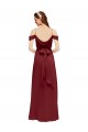 Soft Chiffon Sheath Sheath Sleeveless Burgundy Formal Dress / Bridesmaid Dress Glasgow