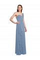 Chiffon A-Line Long Sleeveless Formal Dress / Bridesmaid Dress Glasgow