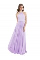 Chiffon A-Line Long Lilac Bridesmaid Dress / Evening Dress Glasgow