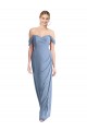 Soft Chiffon Mermaid Long Sleeveless Low Back Semi Formal Evening Dress / Bridesmaid Dress Glasgow