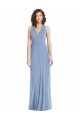 Soft Chiffon Trumpet Long Sleeveless Open Back Formal Evening Gown / Bridesmaid Dress Glasgow