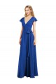 Lxue Chiffon A-Line Long Flutter Sleeves Bridesmaid Dress Glasgow