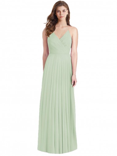 Soft Chiffon Trumpet Long Cold Shoulder Semi Formal Evening Dress / Bridesmaid Dress Glasgow